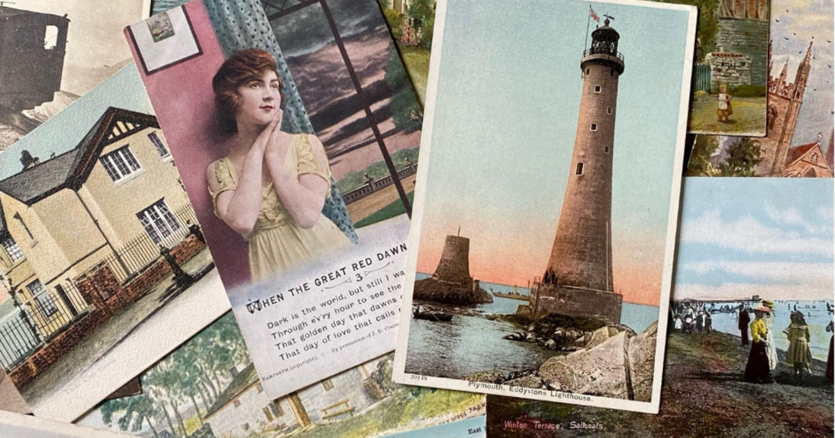 How to declutter your vintage postcard collection - Justaline Dear